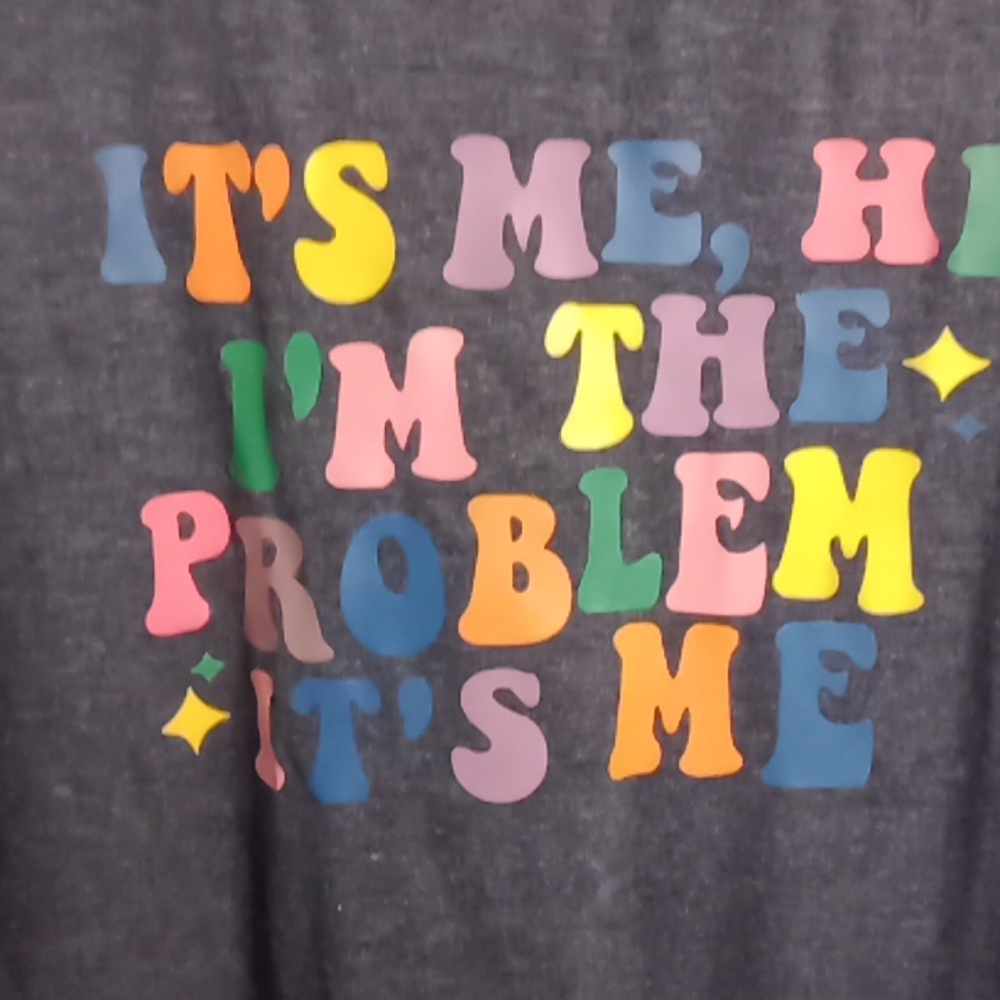 Gray Short Sleeve Crew Neck Tee Taylor Swift Inspired - Picture 2 of 3